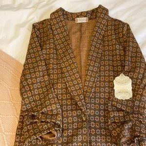 Alters state medium blazer with retro print